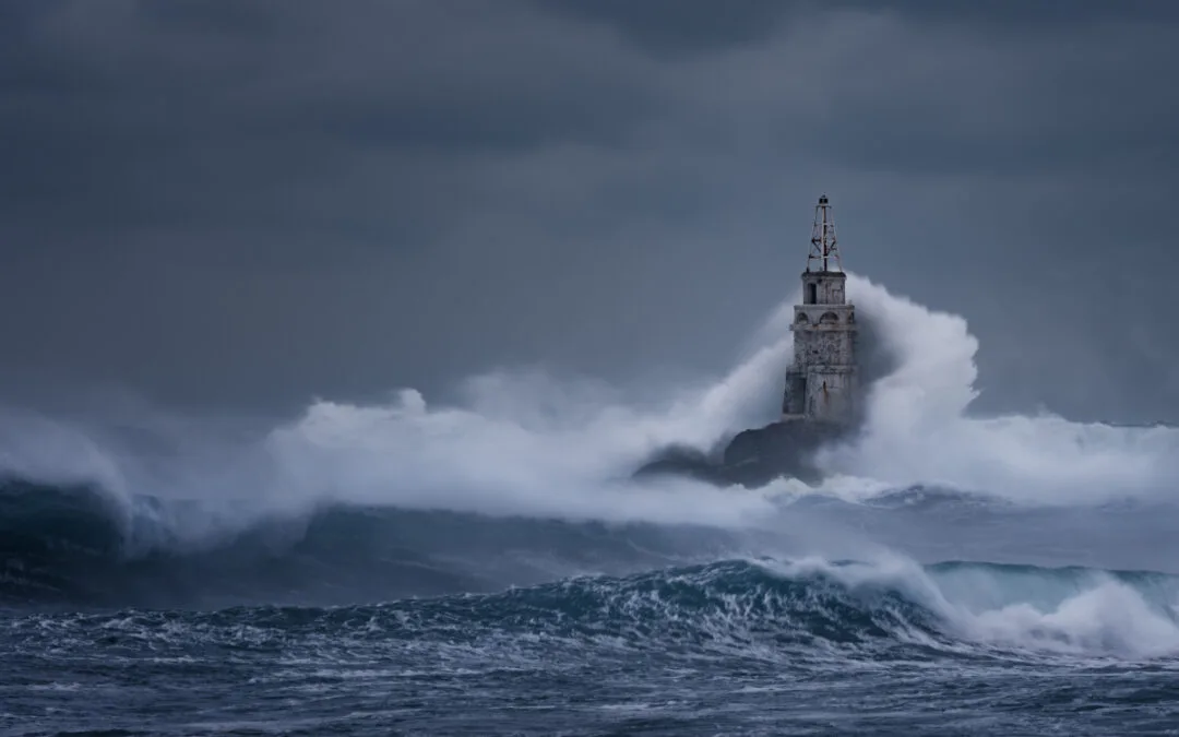 Imagine your mind is an ocean – is it stormy or a sunset?
